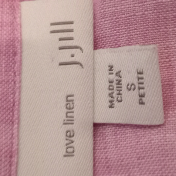J. Jill Love Linen Light Purple Pullover Top - Picture 8 of 9